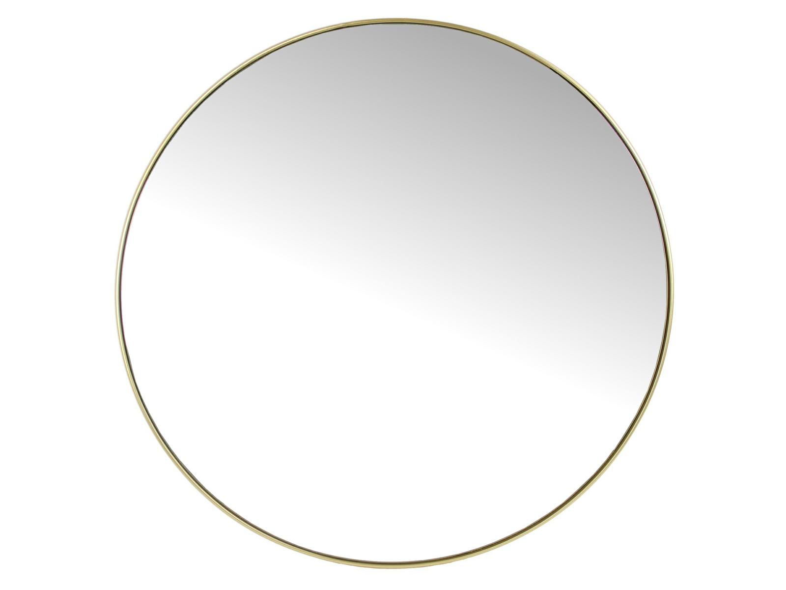 SPECCHIO METALLO TONDO D.80 CM ORO