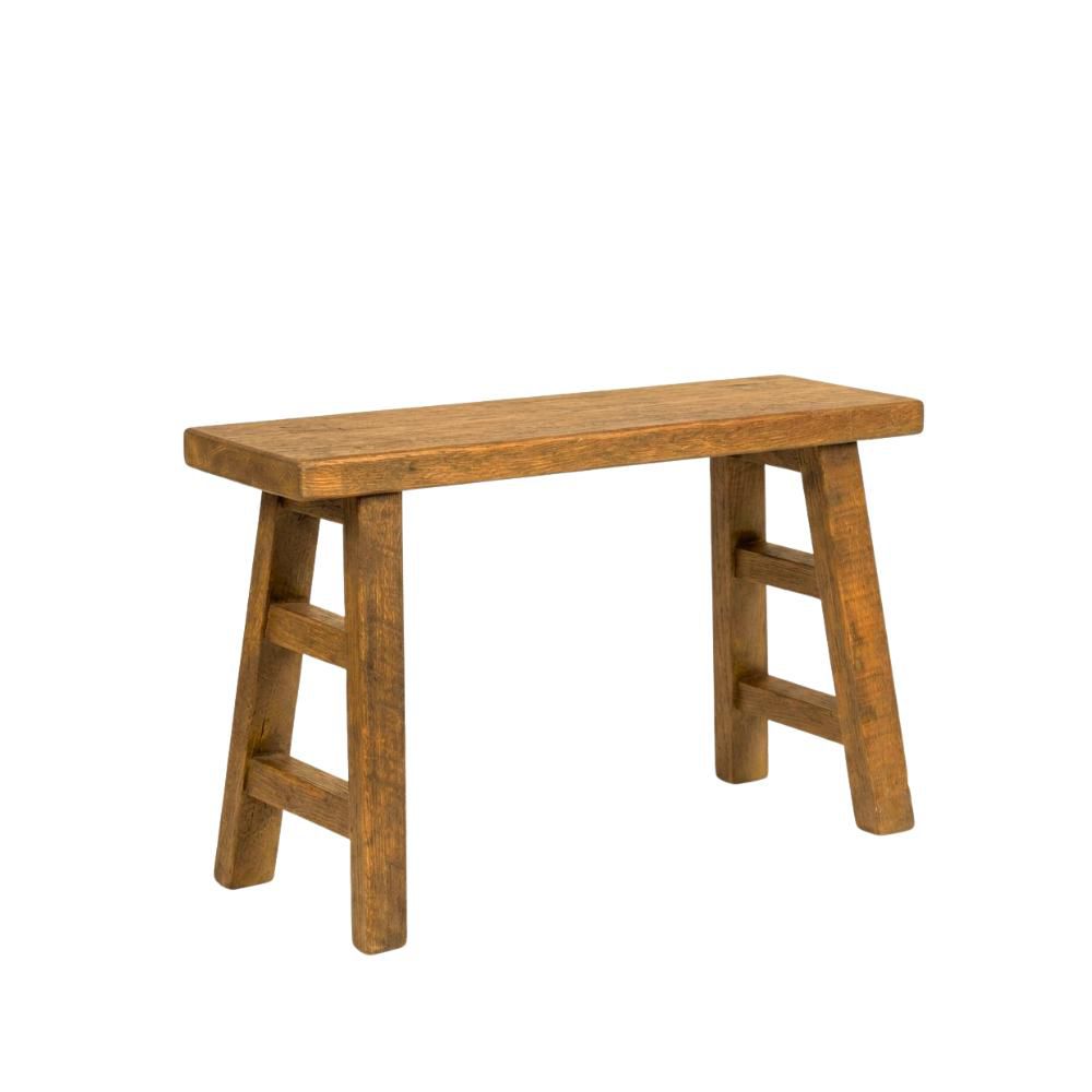 PANCA LEGNO RETTANGOLARE 100X23 CM H.55 CM -SCHOOL- NATURALE