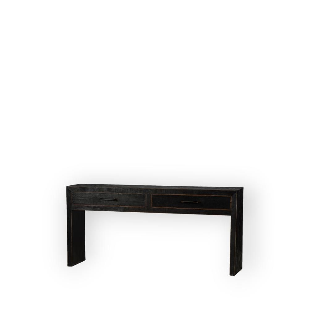 CONSOLLE LEGNO RETTANGOLARE 120X35 CM H.76 CM -BALOK- NATURALE