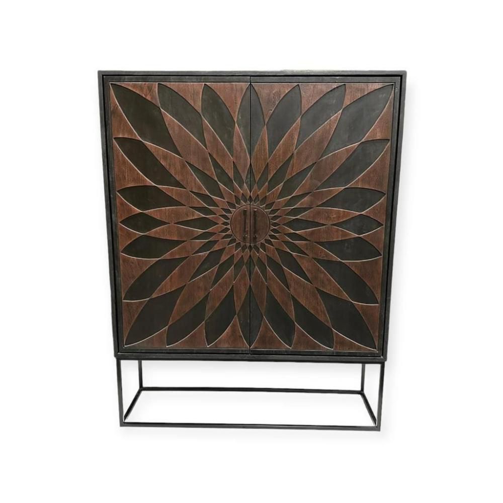 ARMADIO LEGNO 140X40 CMH.180 CM -INTAN- NERO