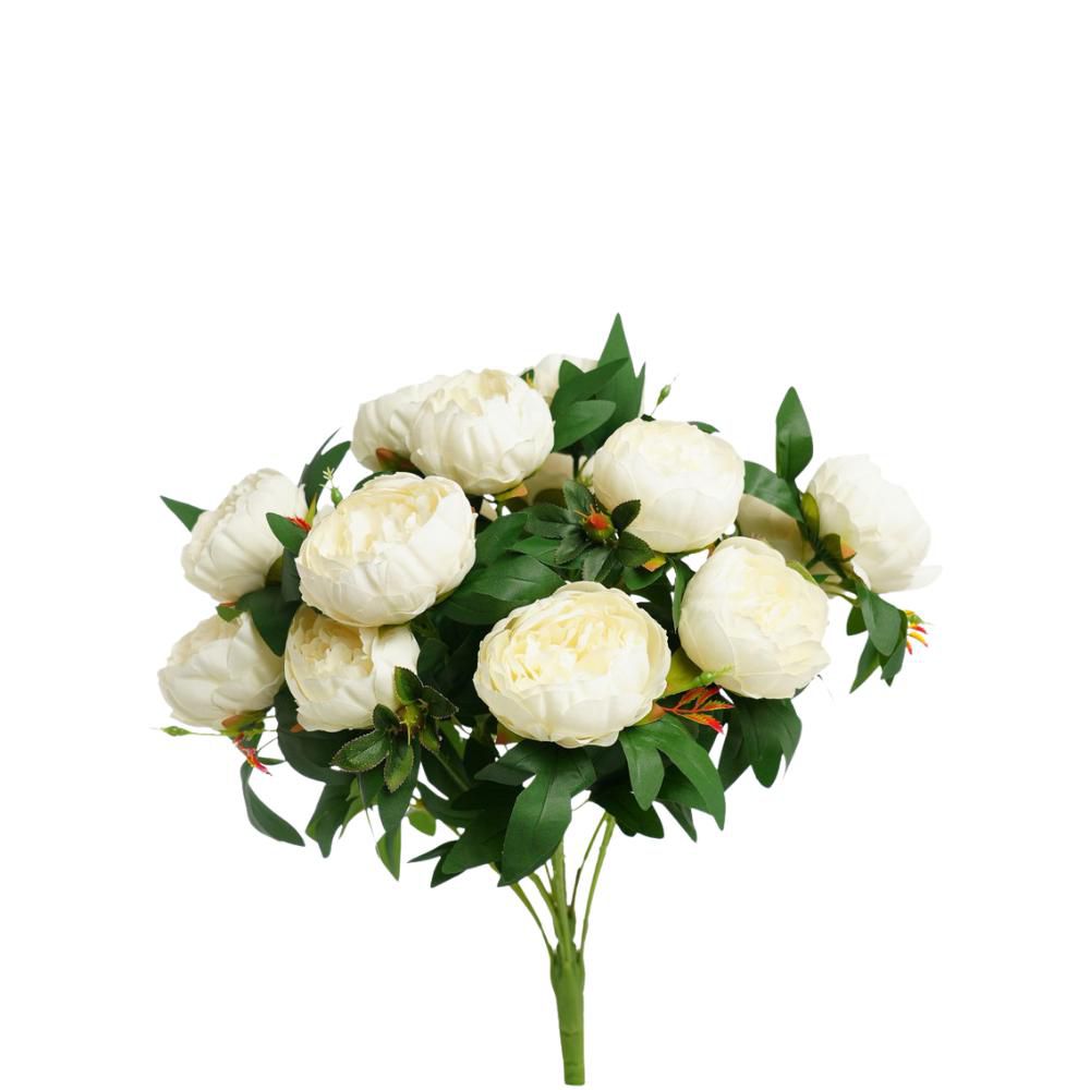 PEONIA BOUQUET 15F BIANCO