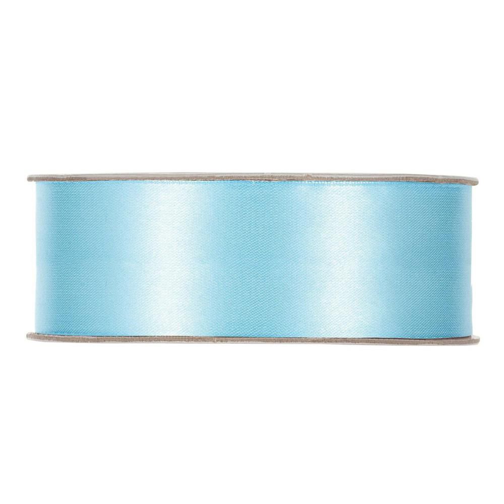 NASTRO DOPPIO RASO 25MM50MT AZZURRO