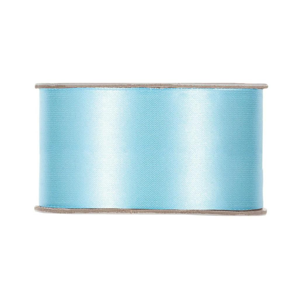 NASTRO DOPPIO RASO 40MM25MT AZZURRO