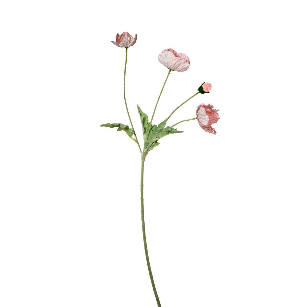 PAPAVERO SPRAY CM.60 ROSA CHIARO