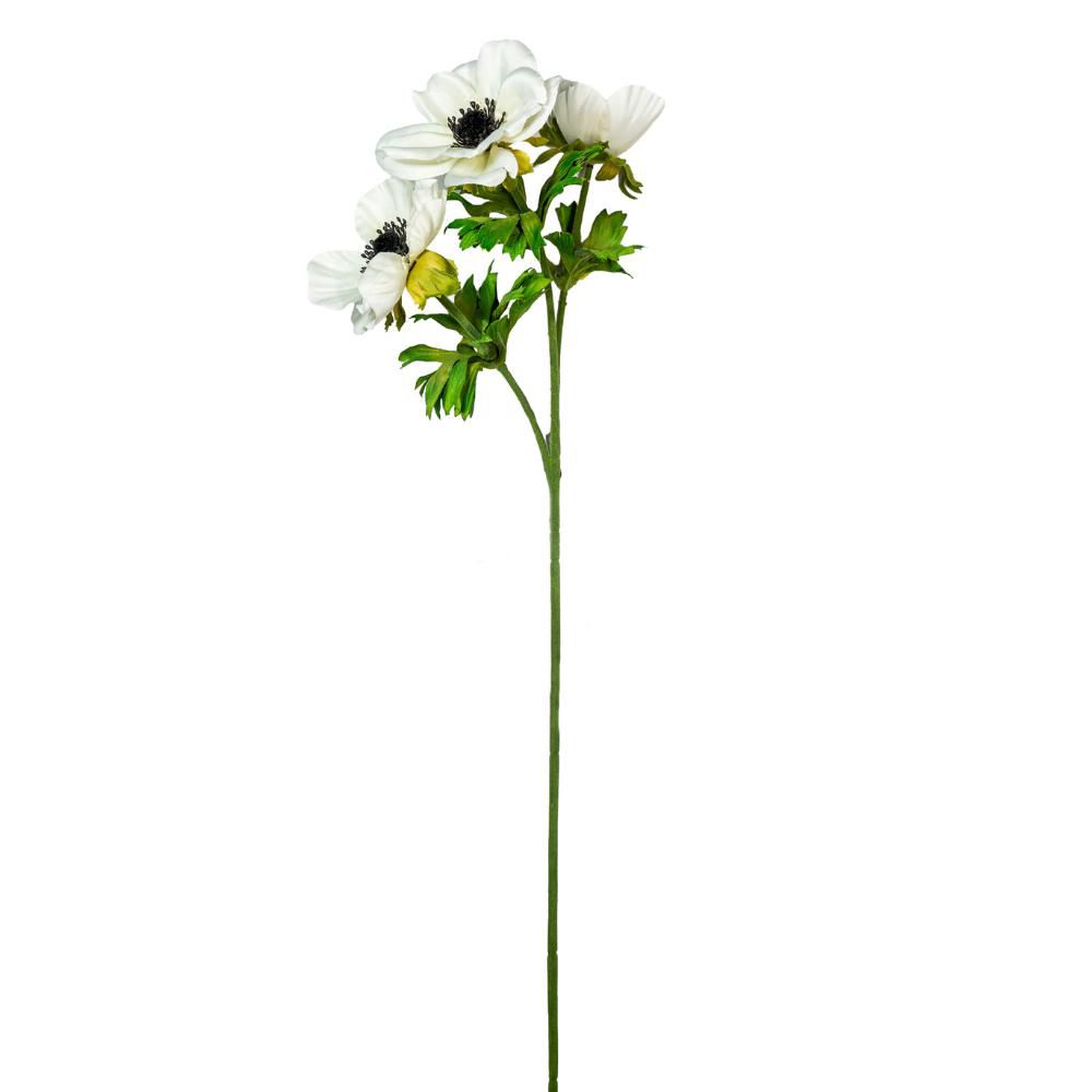 ANEMONE SPRAY 3X CM.55 BIANCO