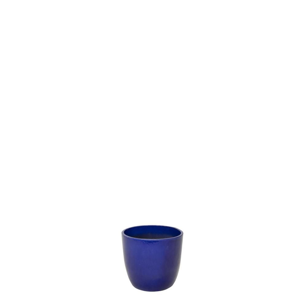 VASO CERAMICA D.30 CM H.27 CM – NOBLE EGG- COBALTO/BLU