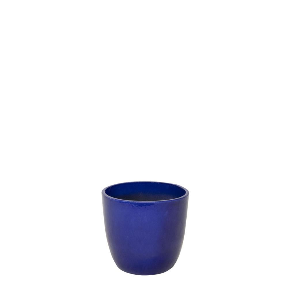 VASO CERAMICA D.58 CM H.51 CM -NOBLE EGG- COBALTO/BLU