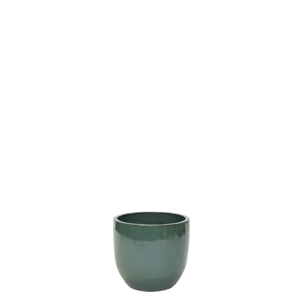 VASO CERAMICA D.40 CM H.36 CM – NOBLE EGG- VERDE