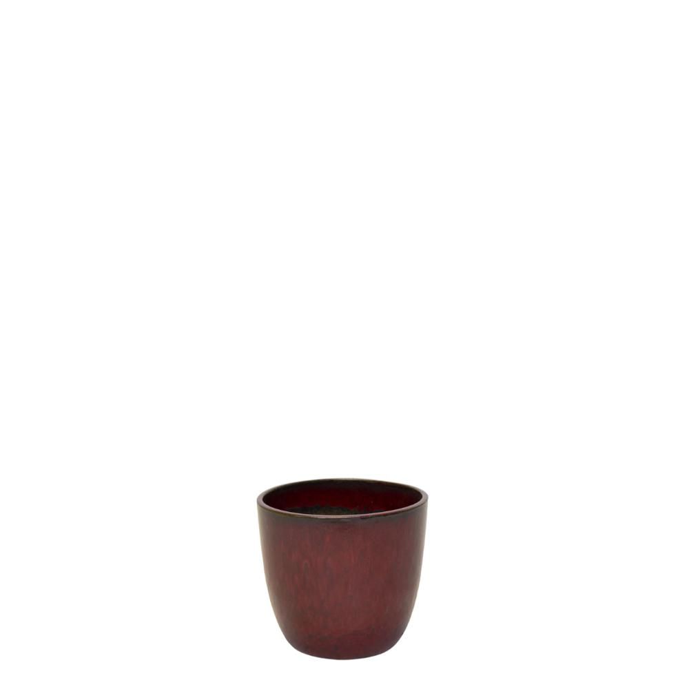 VASO CERAMICA D.40 CM H.36 CM -NOBLE EGG- BORDEAUX