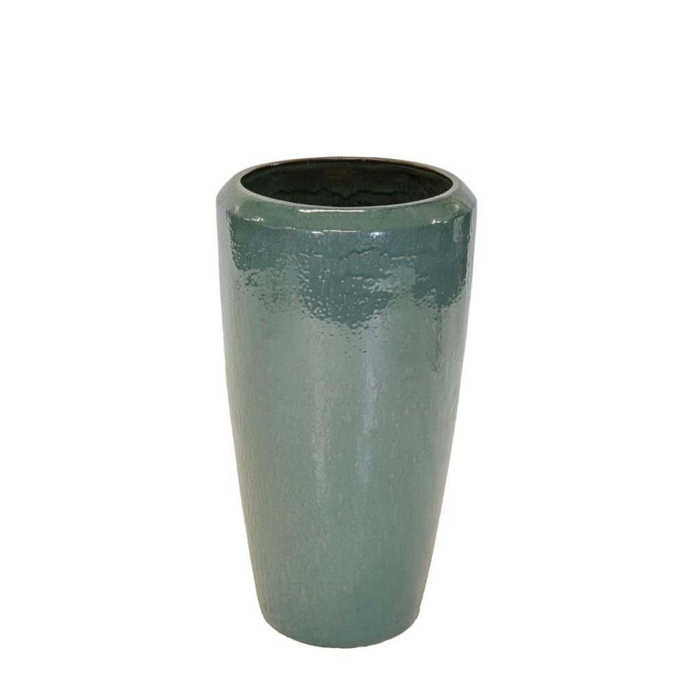 VASO CERAMICA D.55 CM H.100 CM -NOBLE HELLAS- VERDE