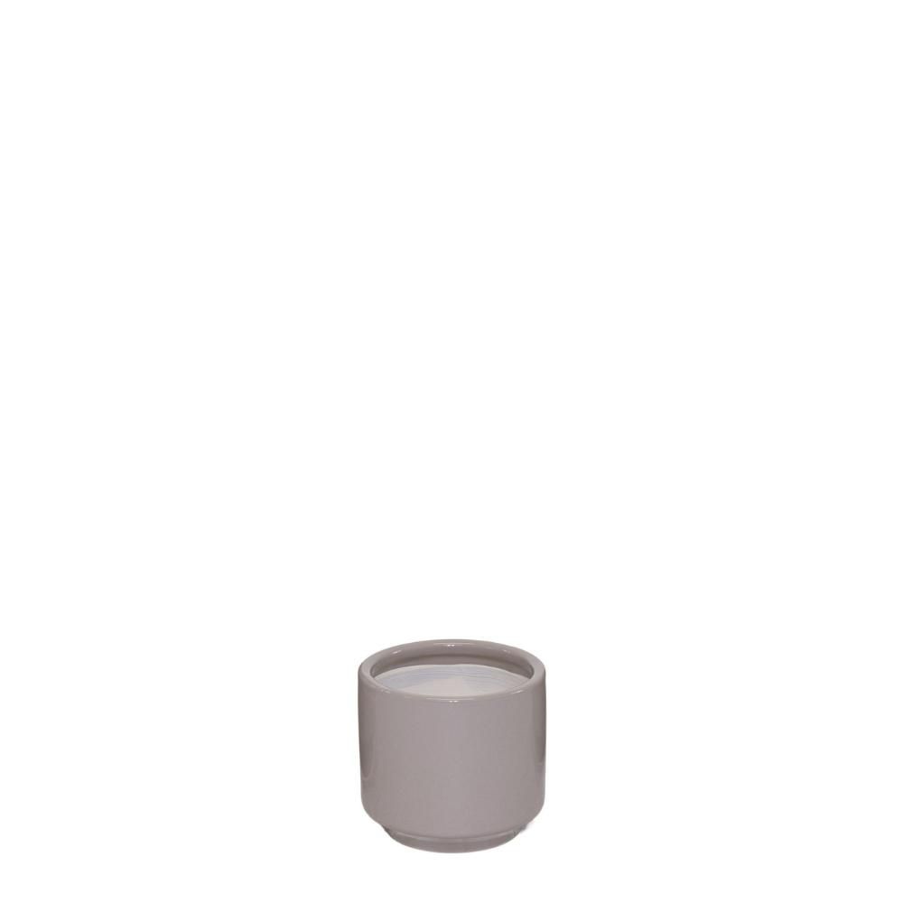 VASO CERAMICA D.13 CM H.12 CM -DUET CYLINDER- SABBIA