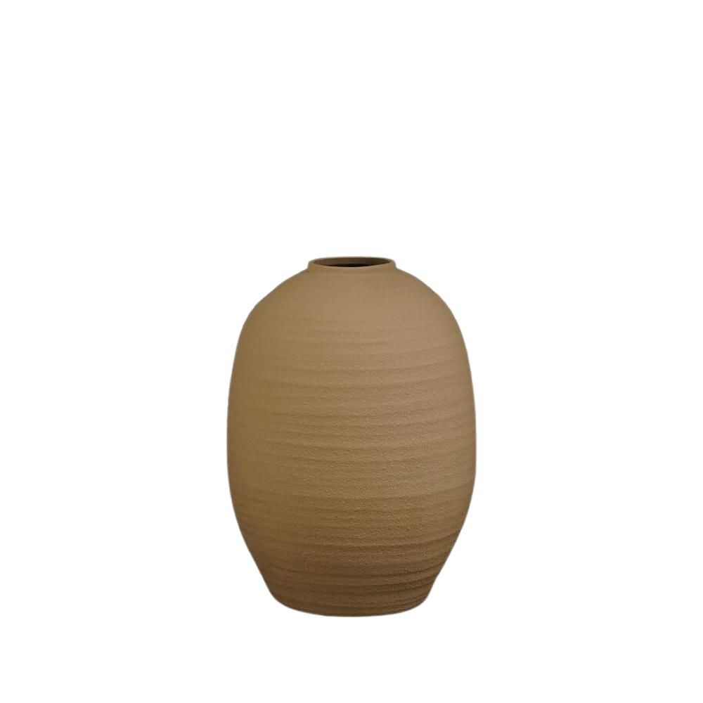 VASO CERAMICA D.39 CM H.54 CM -MAITE- MARRONE