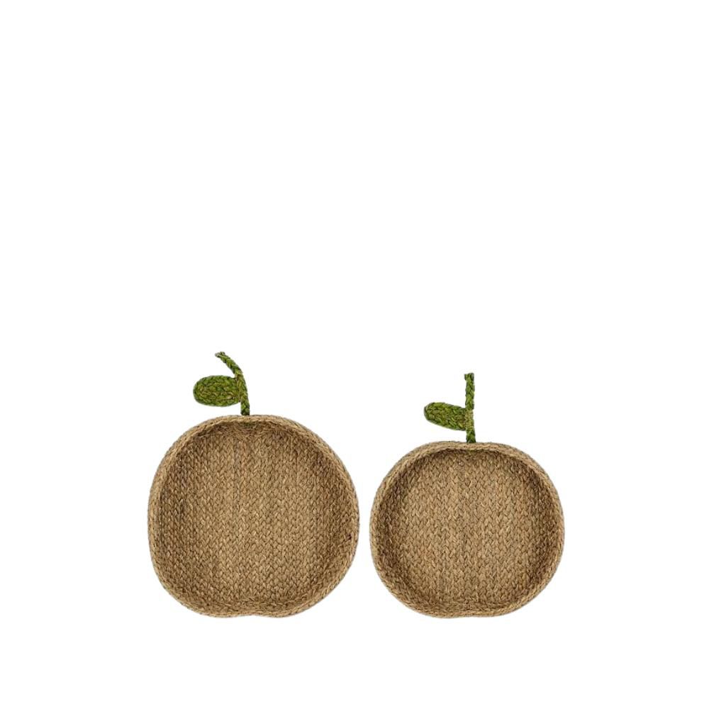 SET 2 CESTI MELA SEAGRASS 39/34X32/29 CM H.6,5/4,5 CM NATURALE