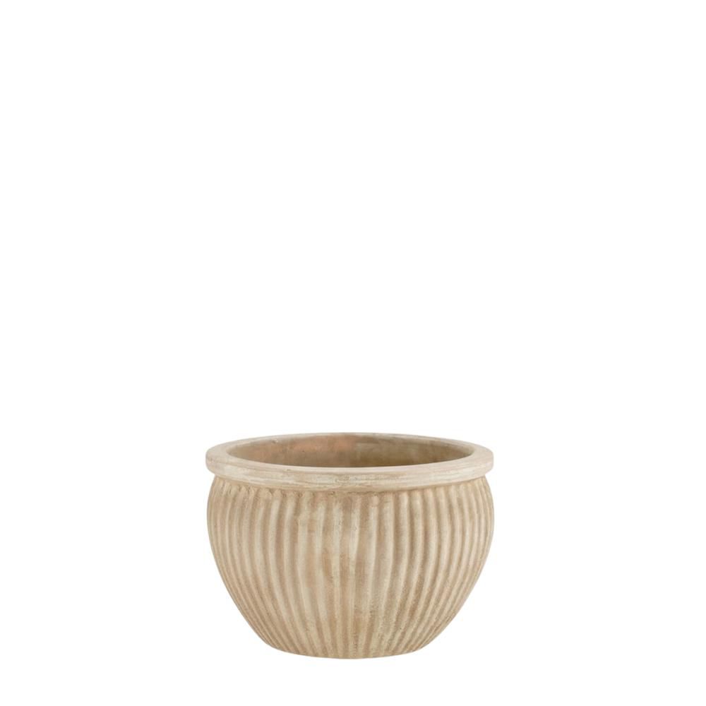 VASO TERRACOTTA D.44 CMH.31 CM -BELIZE- NATURALE