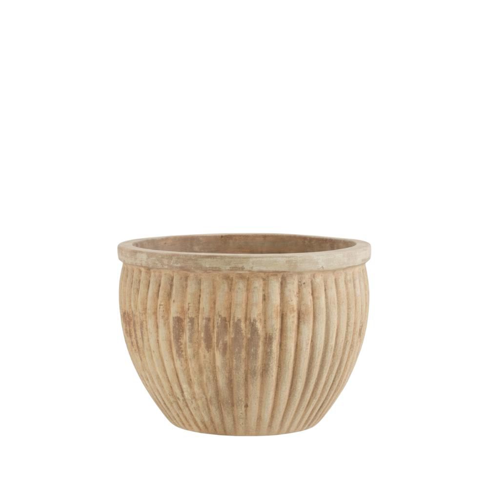 VASO TERRACOTTA D.55 CMH.37 CM -BELIZE- NATURALE
