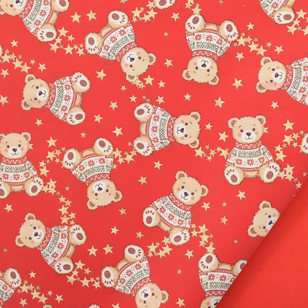 BOBINA PPL C/ORSACCHIOTTI 1X25 MT -MEDO- ROSSO/BEIGE