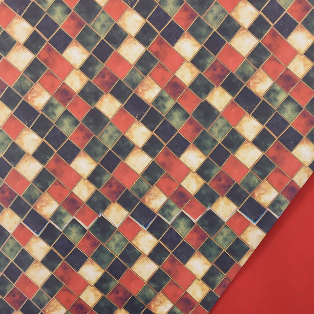 BOBINA PPL SCOZZESE 1X25 MT -HARLEY- BORDEAUX/BEIGE/BLU