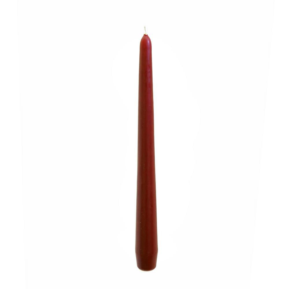 CANDELA CONICA D.2,5 CMH.25 CM -250/25- CONF. PZ.12 BORDEAUX