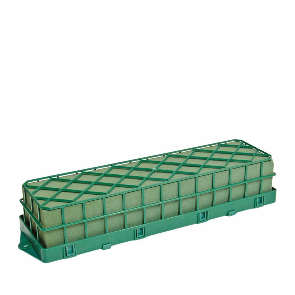 GABBIETTA FLOR C/SPUGNA40X10X8 CM VERDE