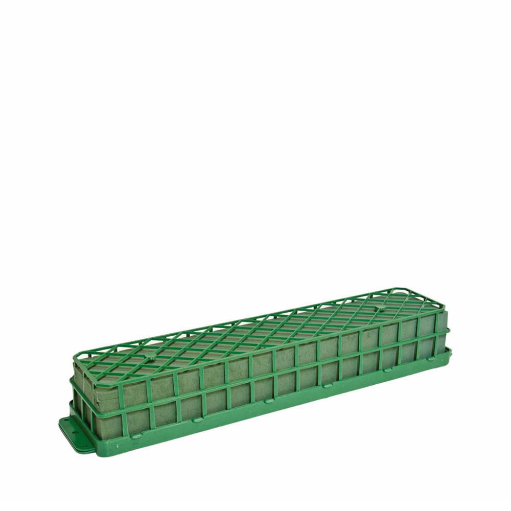 GABBIETTA FLOR C/SPUGNA50X10X8 CM VERDE