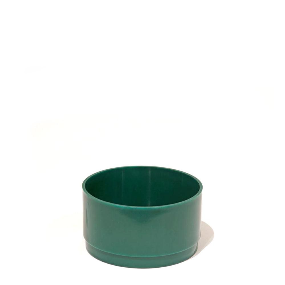 CIOTOLA PLASTICA TRADITIONAL D.10 CM H.5,5 CM CONF.PZ.14 VERDE