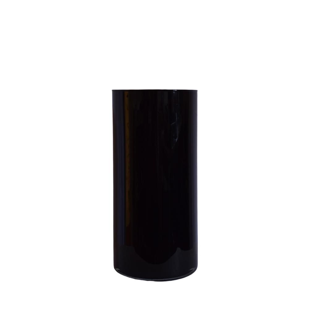 CILINDRO VETRO D.20 CM H.40 CM NERO CILINDRO VETRO D.20 CM H.40 CM NERO