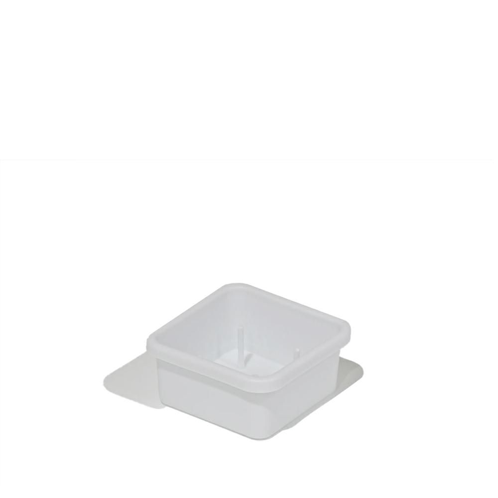 CIOTOLA PLASTICA MINIQUADR. QUAD.S/SP.7X7CM H.3,5CM CONF.PZ.30 B
