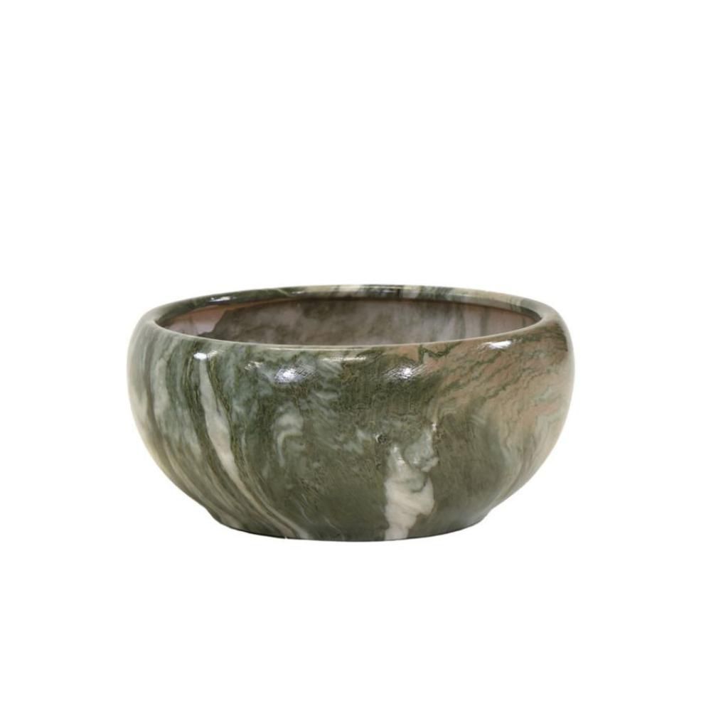 BOWL CERAMICA D.33 CM H.17 CM -EMPEROR EGG- VERDE
