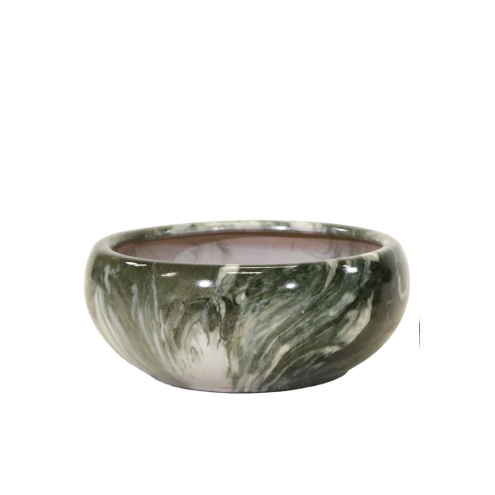 BOWL CERAMICA D.41 CM H.19 CM -EMPEROR EGG- VERDE