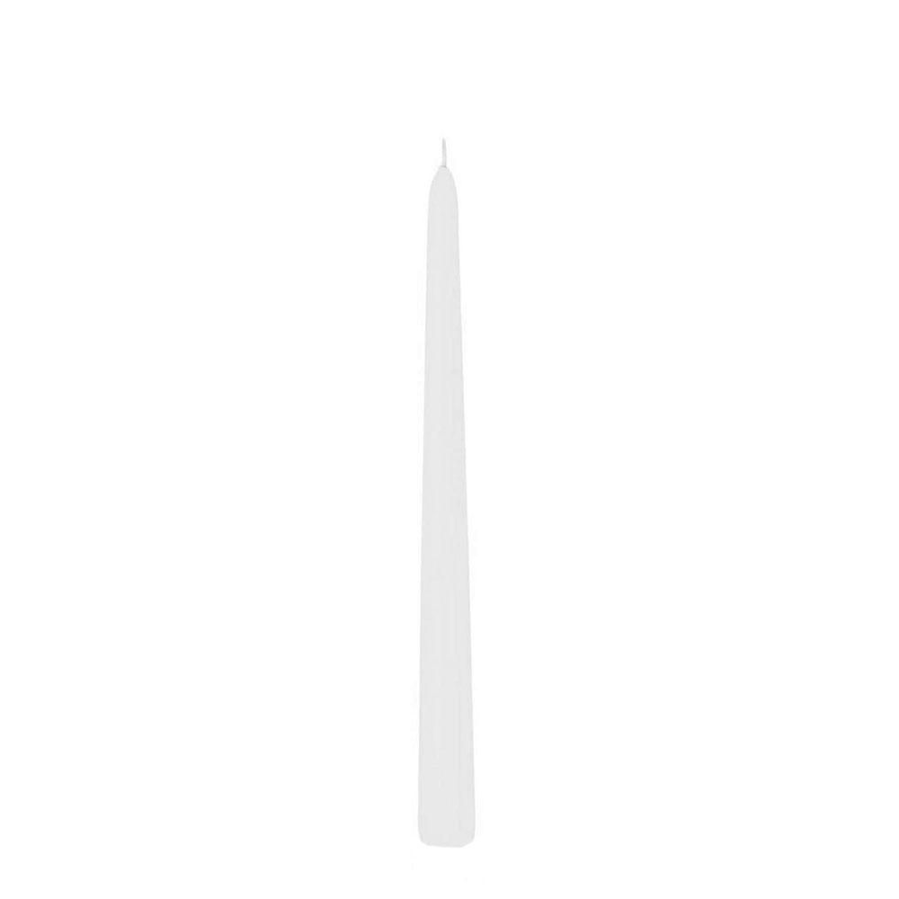 CANDELA CONICA D.2,5 CMH.25 CM -250/25- CONF. PZ.50 BIANCO