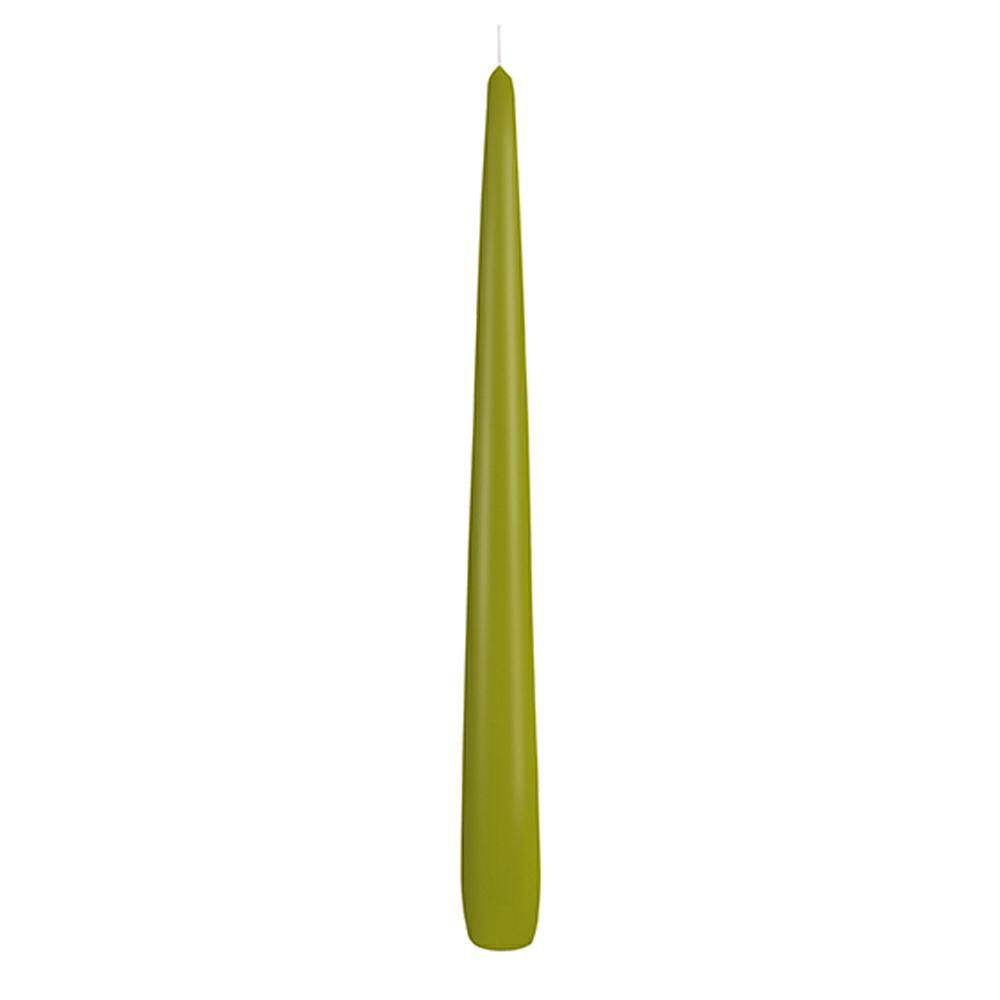 CANDELA CONICA D.2,5 CMH.30 CM -300/25- CONF. PZ.12 VERDE