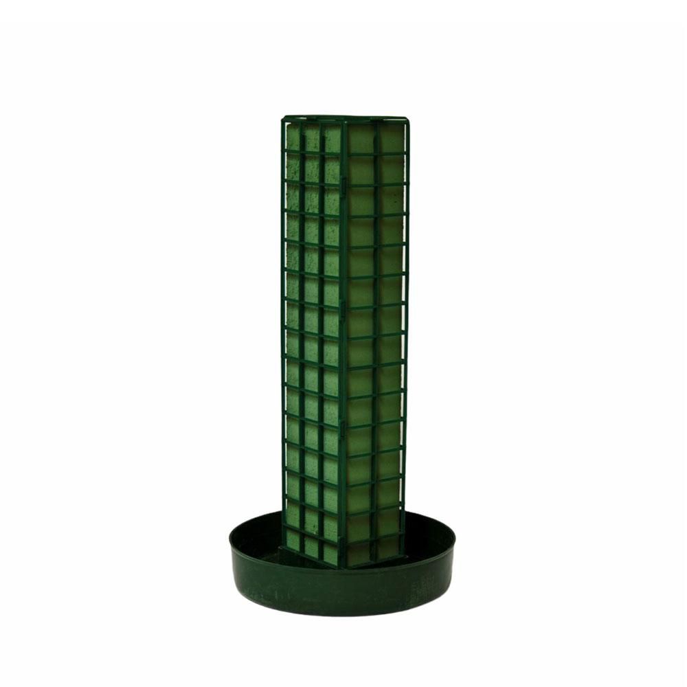 VERTICALE FLOR C/SPUGNA50X10X8 CM VERDE