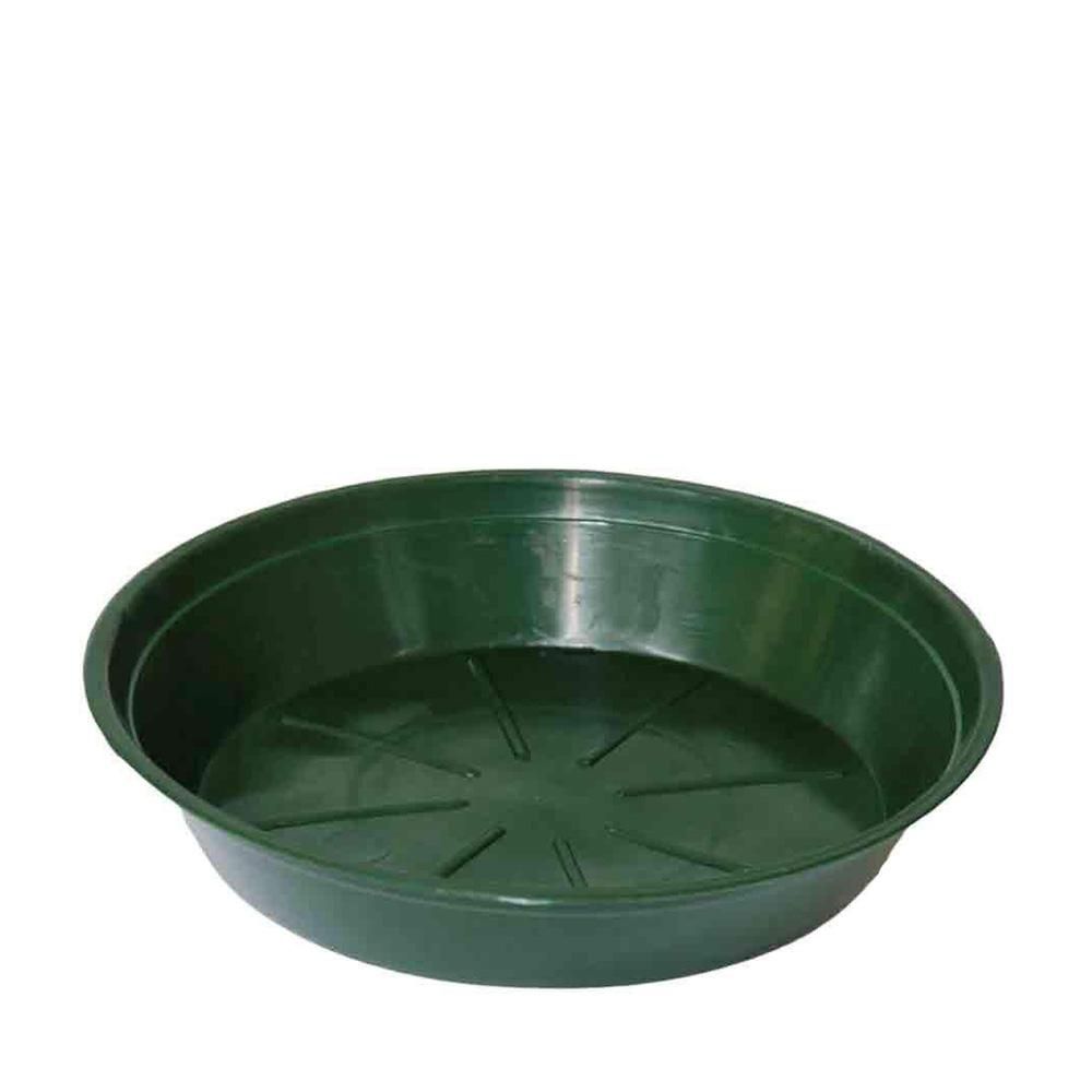 SOTTOVASO PLASTICA TONDO D.18 CM H.3,2 CM CONF.PZ.50 VERDE
