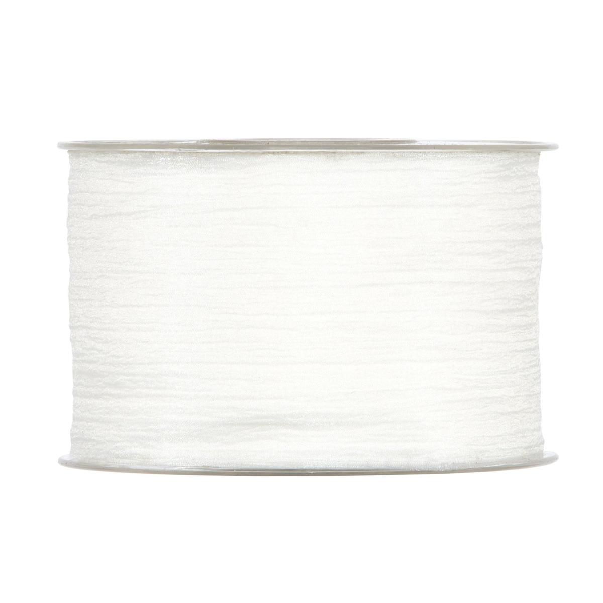 NASTRO VOILE 63MM 20MT -BRIDE- BIANCO