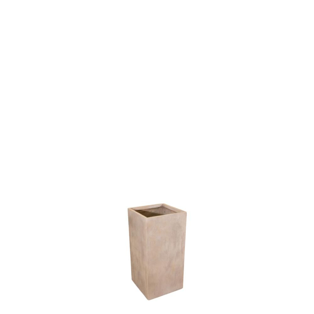 FIORIERA POLIRESINA 23X23 CM H.50 CM -TEXAS CUBIHI- SABBIA