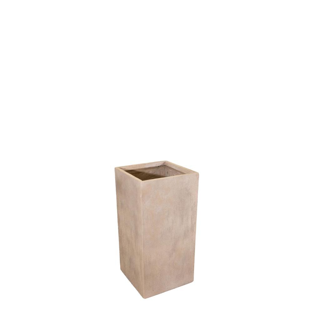 FIORIERA POLIRESINA 33X33 CM H.70 CM -TEXAS CUBIHI- SABBIA