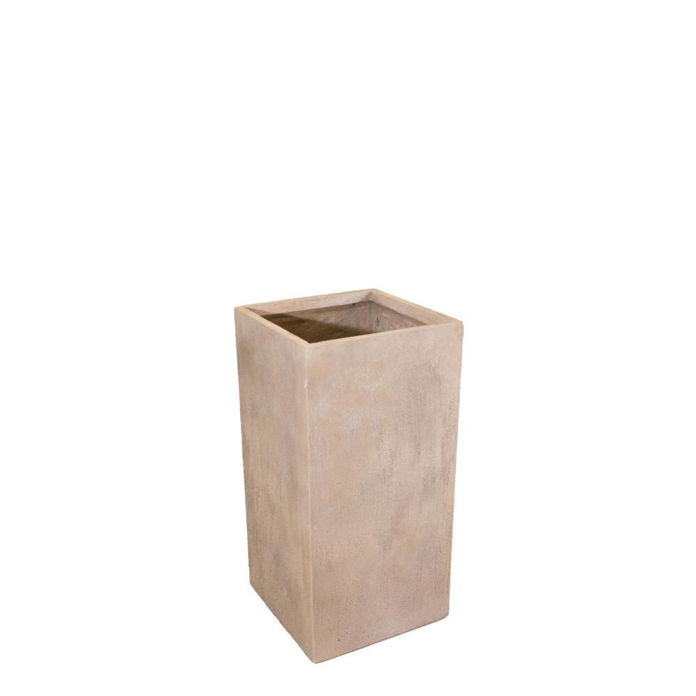 FIORIERA POLIRESINA 40X40 CM H.80 CM -TEXAS CUBIHI- SABBIA
