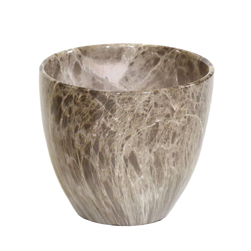 VASO CERAMICA D.21 CM H.19 CM -EMPEROR EGG- MARRONE