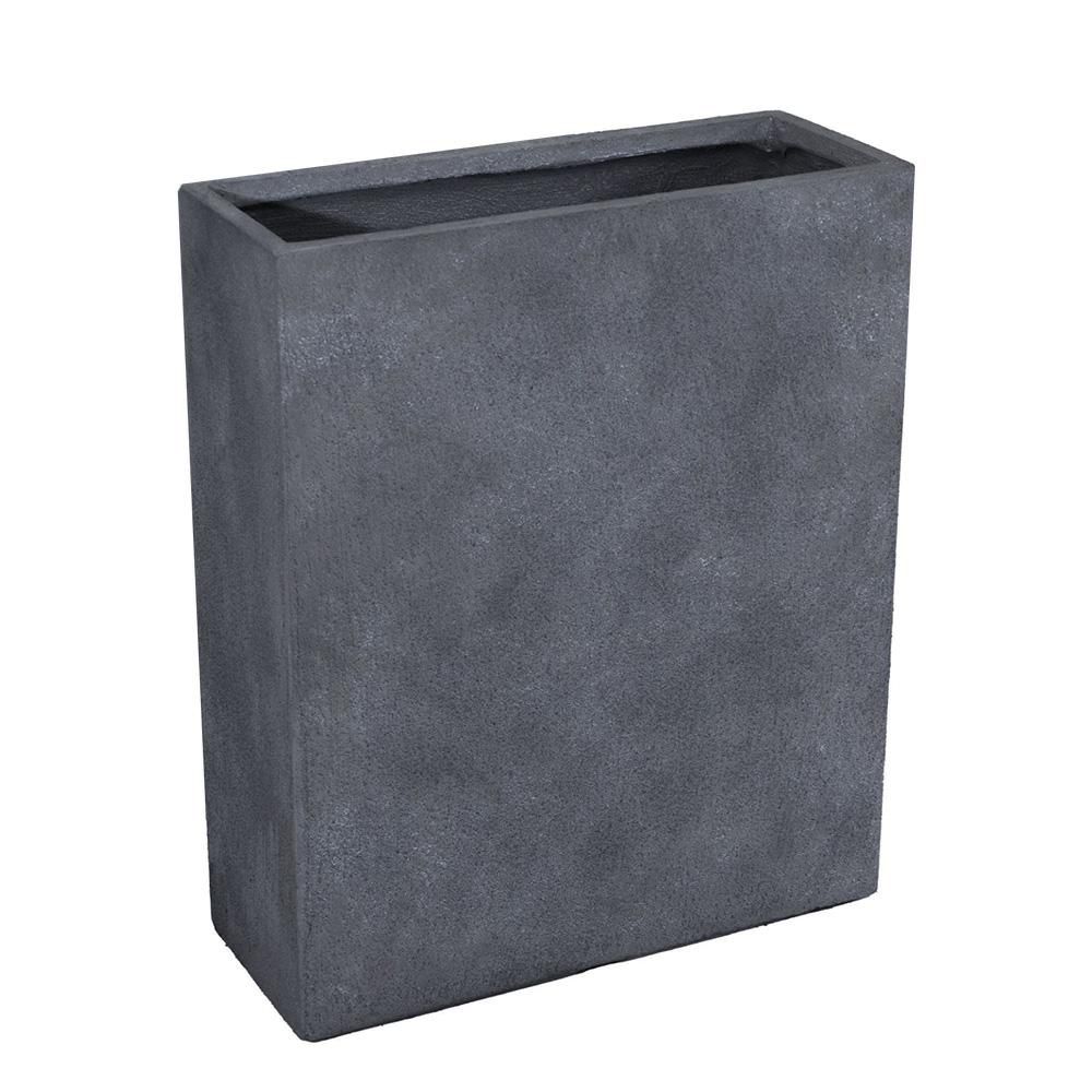 FIORIERA POLIRESINA 80X30X92 CM -TEXAS- ANTRACITE