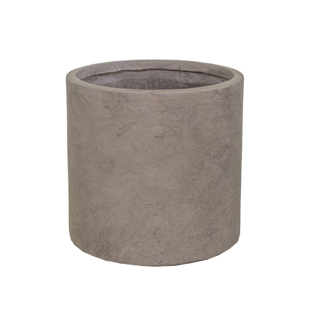 VASO POLIRESINA D.46 CMH.43 CM -CLAYFIBRE- MARRONE