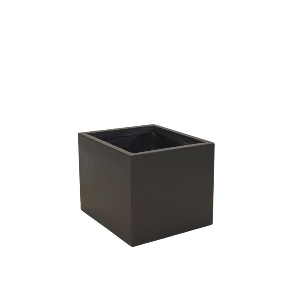 FIORIERA POLIRESINA 55X55 H.46 CM -CLAYFIBRE CUBIHI- ANTRACITE FIORIERA POLIRESINA 55X55 H.46 CM -CLAYFIBRE CUBIHI- ANTRACITE