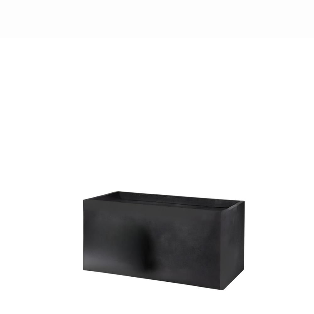 FIORIERA POLIRESINA 100X45 H.45 CM -CLAYFIBRE BIGULAR- ANTRACITE