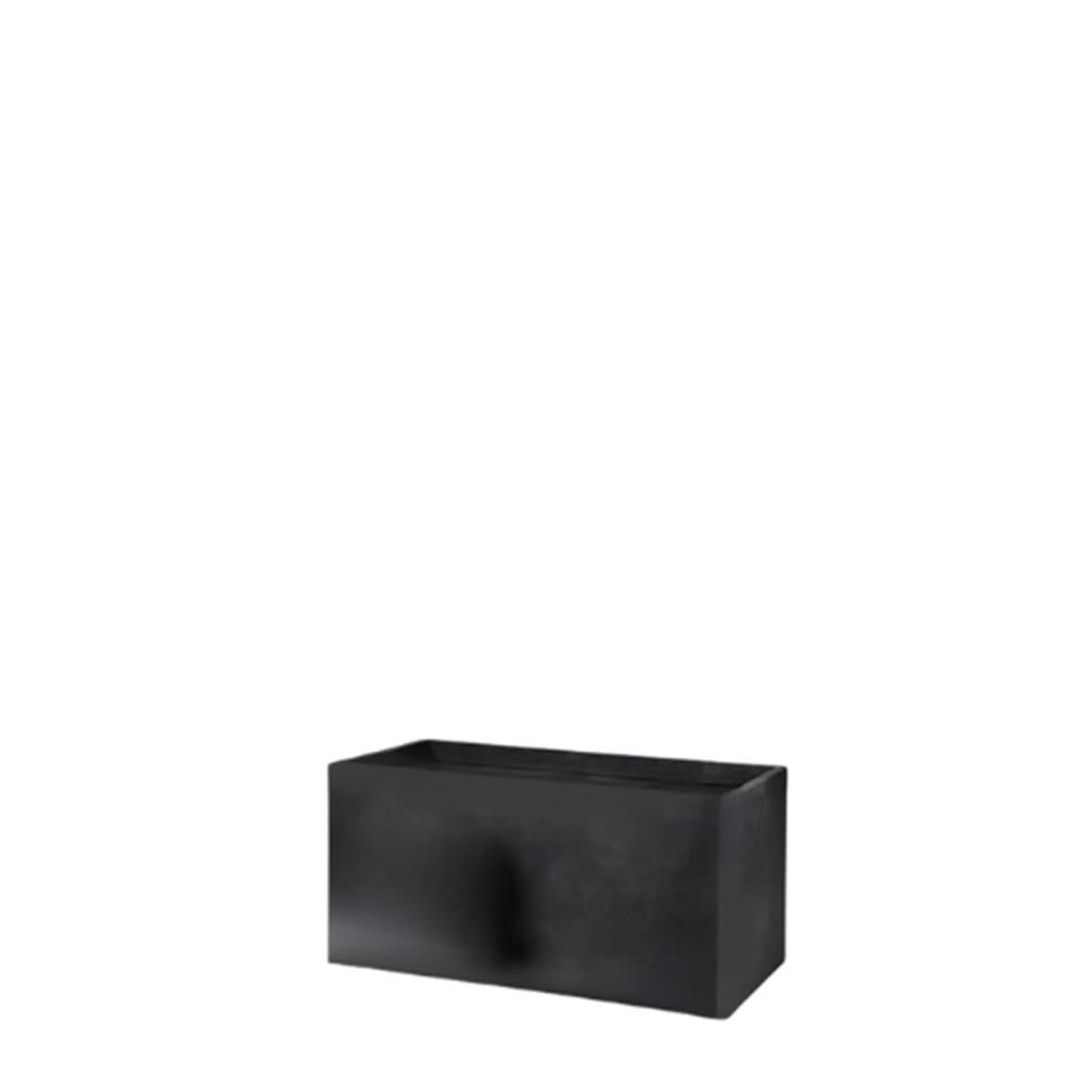 FIORIERA POLIRESINA 80X40 H.40 CM -CLAYFIBRE BIGULAR- ANTRACITE