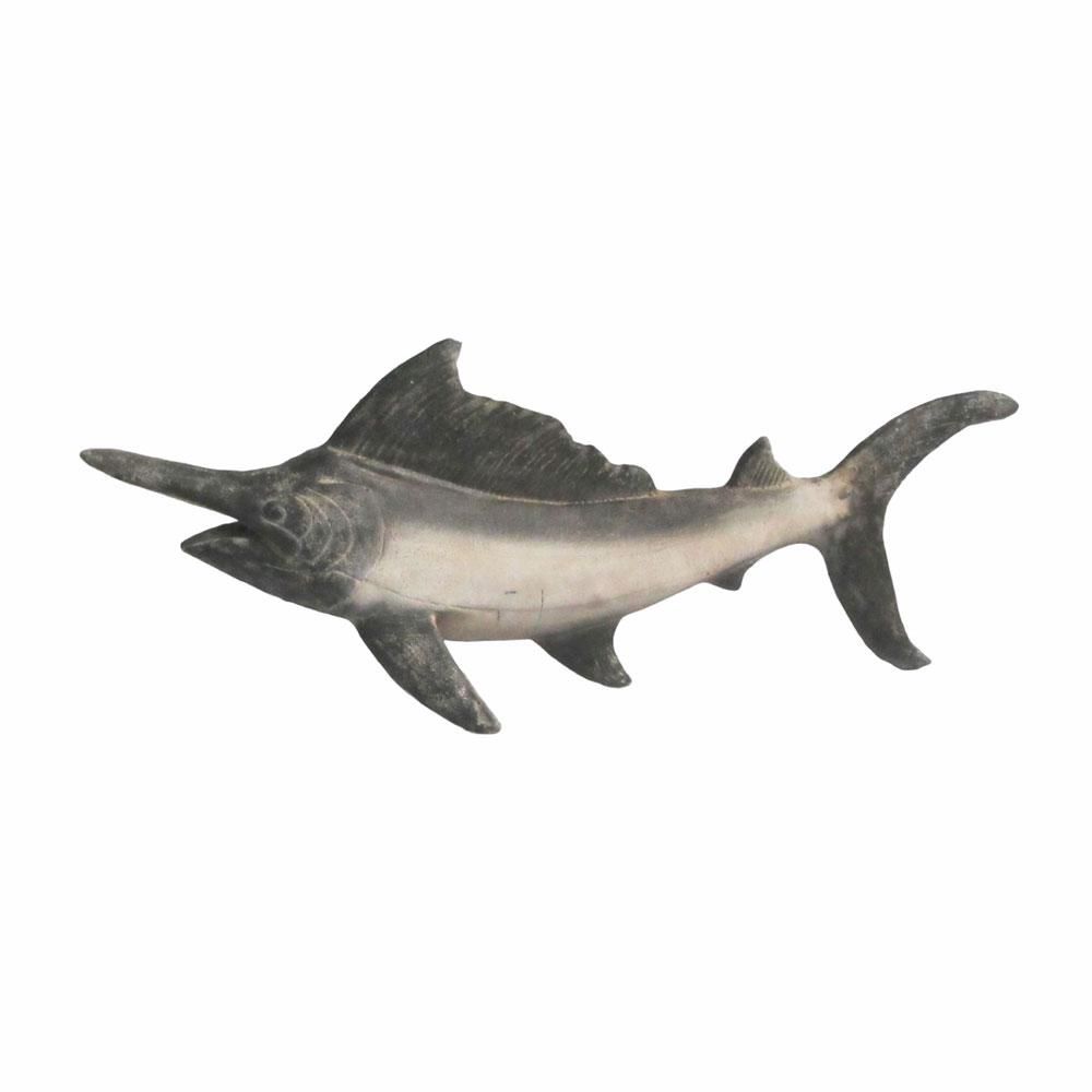 PESCE STONE MARLIN 126X26X48 GRIGIO/BIANCO