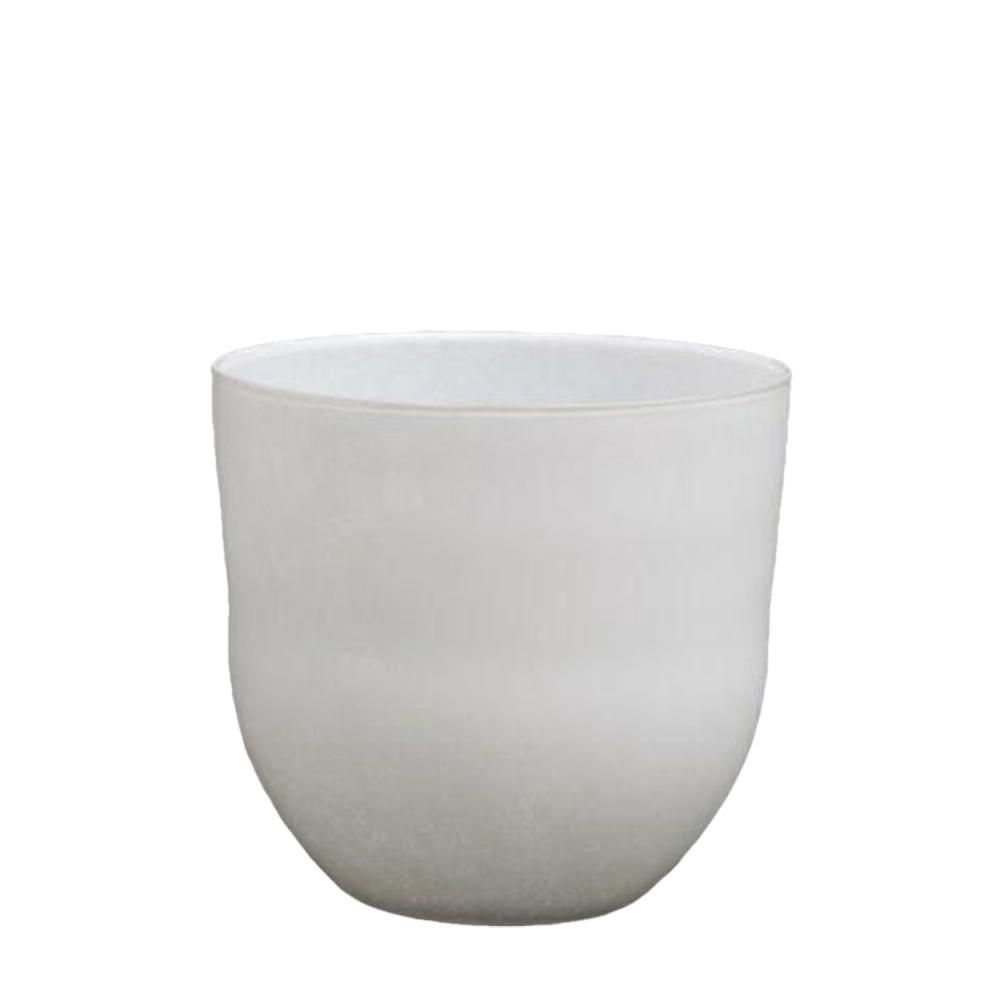 BOWL VETRO-ANTON- H.29 CM D.29 CM BIANCO