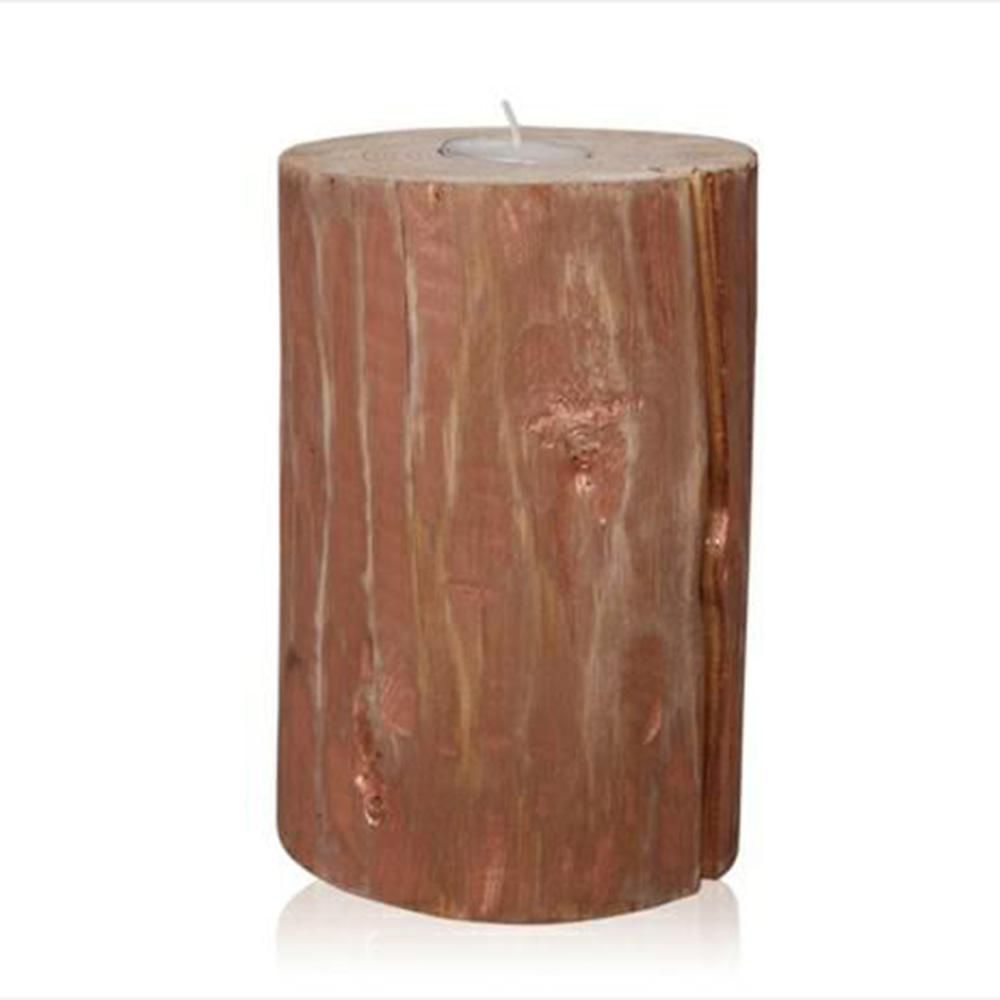PORTATEALIGHT LEGNO-COZY- D11 H19 RAME