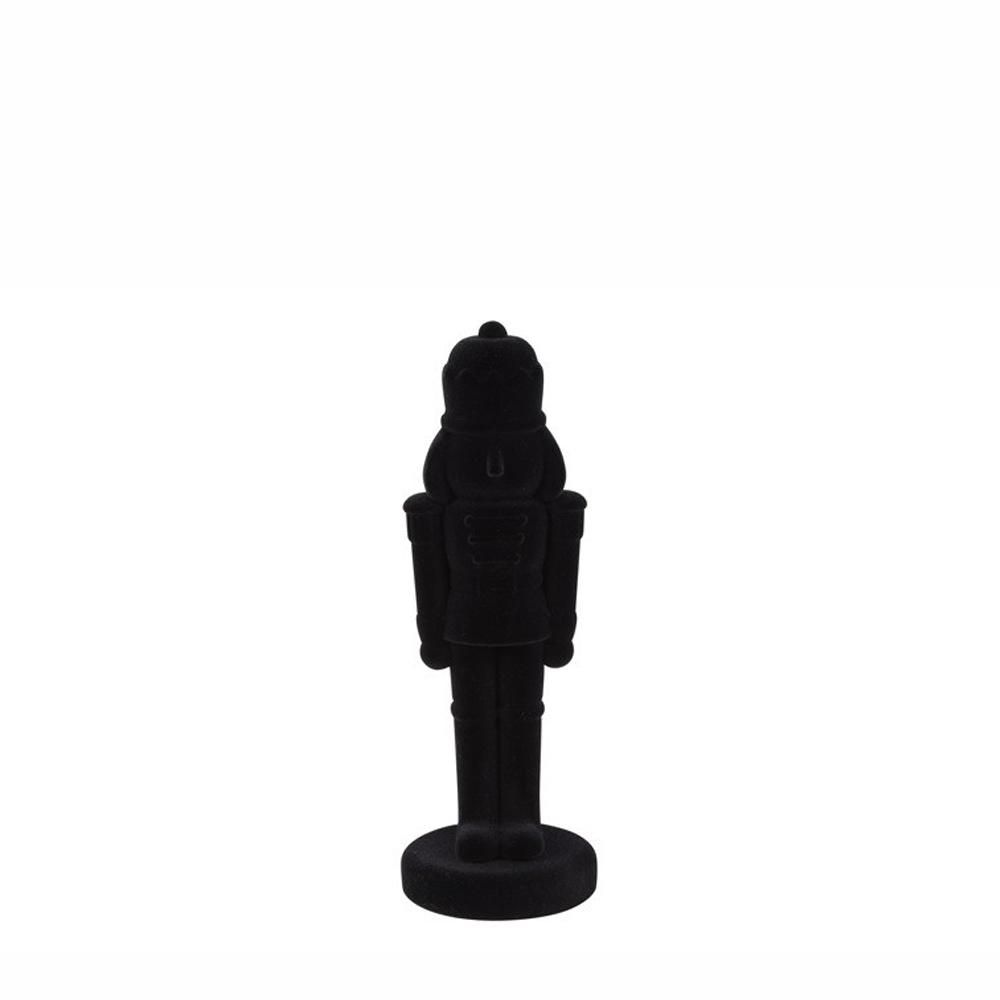 SCHIACCIANOCI SOLDATO VELLUTO -MEA M- D.15 CM H.52 CM NERO