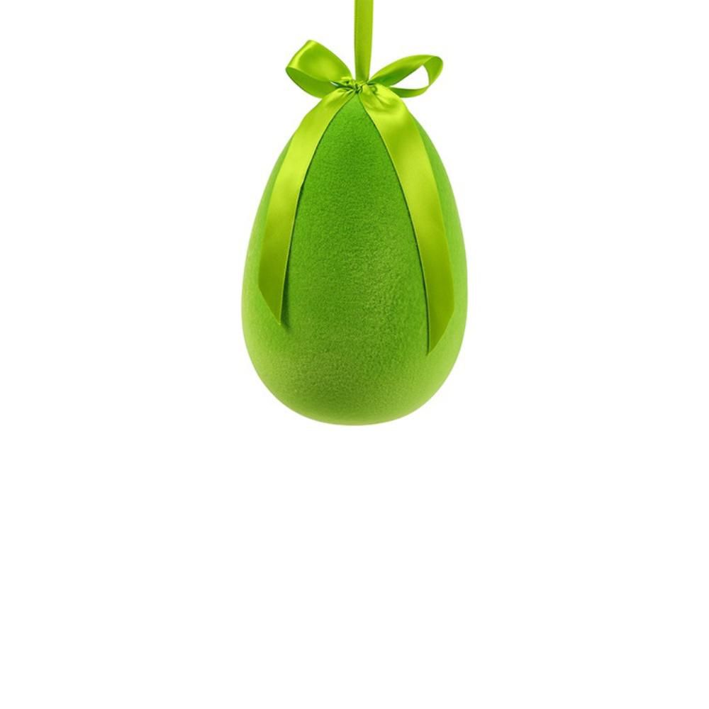 UOVO POLY FLOCCATO D/APPENDERE (XXL) VERDE UOVO POLY FLOCCATO D/APPENDERE (XXL) VERDE
