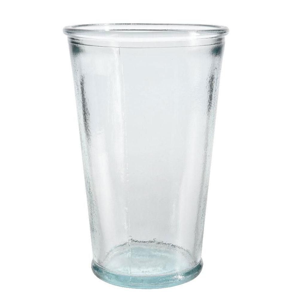 BICCHIERE VETRO RECYCLED D8X13 TRASPARENTE