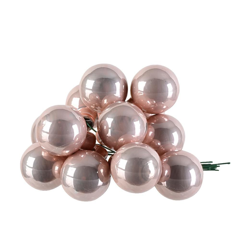SET 144 SFERE PICK VETRO MM.20 ROSA CIPRIA